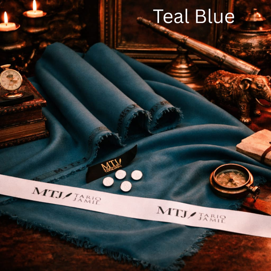 MULANA TARIQ JAMEEL (TEAL BLUE)