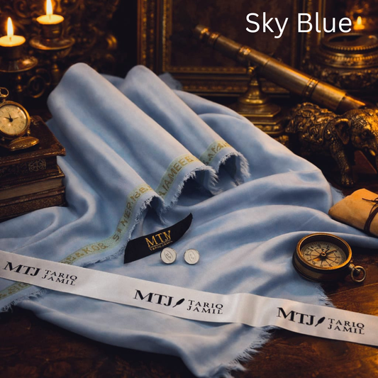 MULANA TARIQ JAMEEL  (SKY BLUE)