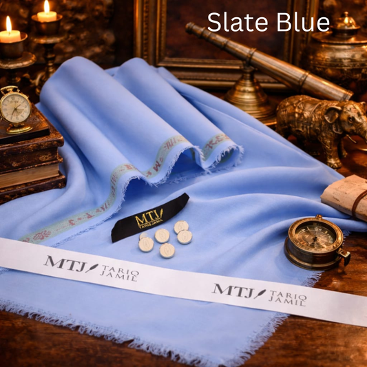 MULANA TARIQ JAMEEL (SLATE BLUE)